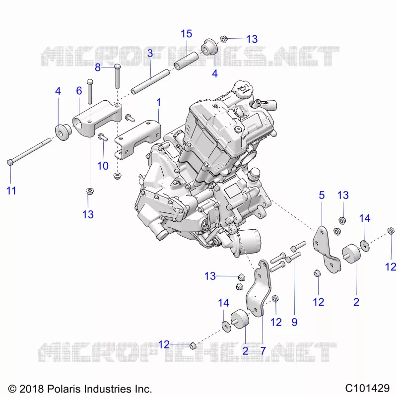ENGINE, MOUNTING
