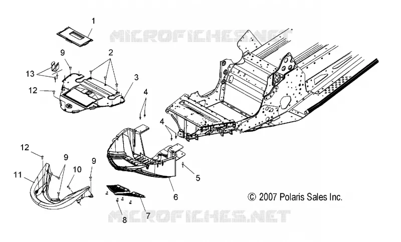NOSEPAN AND FRONT BUMPER