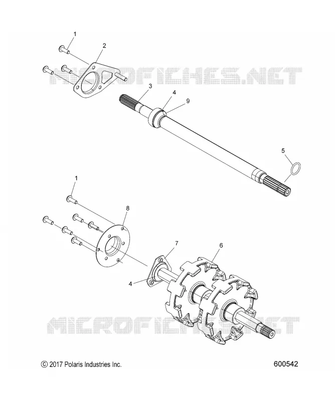 DRIVE TRAIN, JACKSHAFT AND DRIVE SHAFT