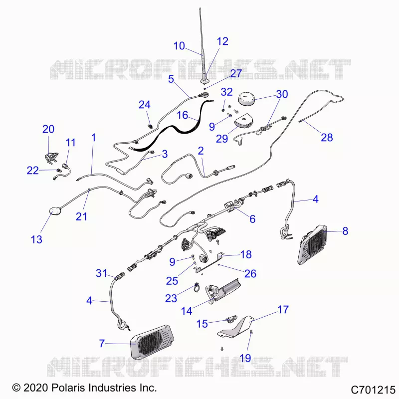 ELECTRICAL, DASH COMPONENTS, RIDE COMMAND