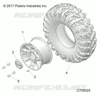 OPT, MACHINED BLACK. ALUMINUM FRONT WHEELS