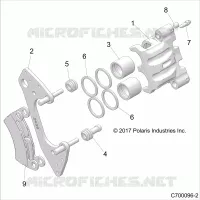 BARKE CALIPER FRONT