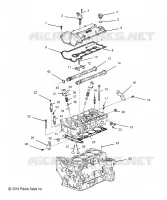 ENGINE, CYLINDER HEAD AND RELATED PARTS