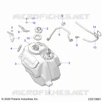 FUEL SYSTEM, FUEL TANK ASM.