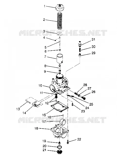 CARBURETOR 6X6 400L W948740 (4926802680D010)