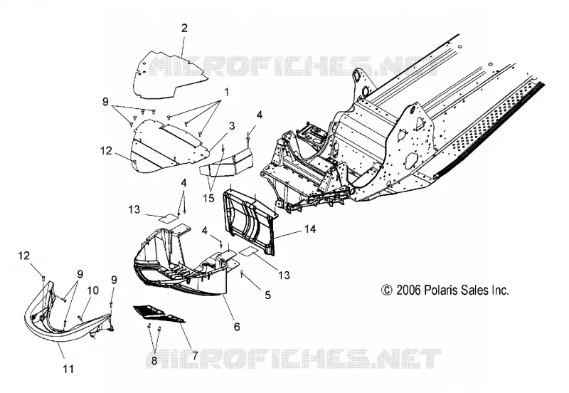 FRONT BUMPER AND NOSEPAN