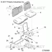 SEAT ASM., FRONT