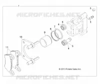 REAR BRAKE CALIPER