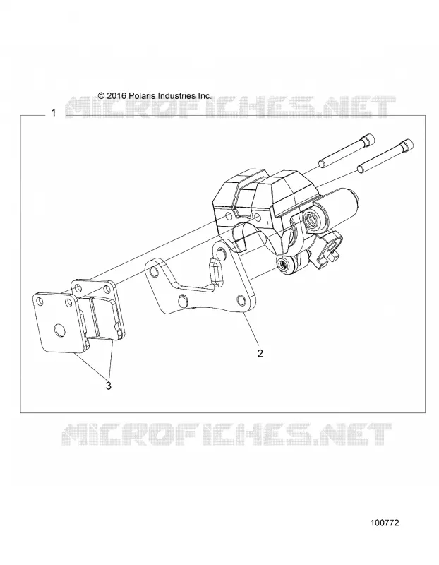 BRAKES, FRONT BRAKE CALIPER