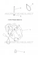 DRIVE TRAIN, FRONT GEARCASE MOUNTING