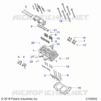 CYLINDER HEAD, CAM AND VALVES