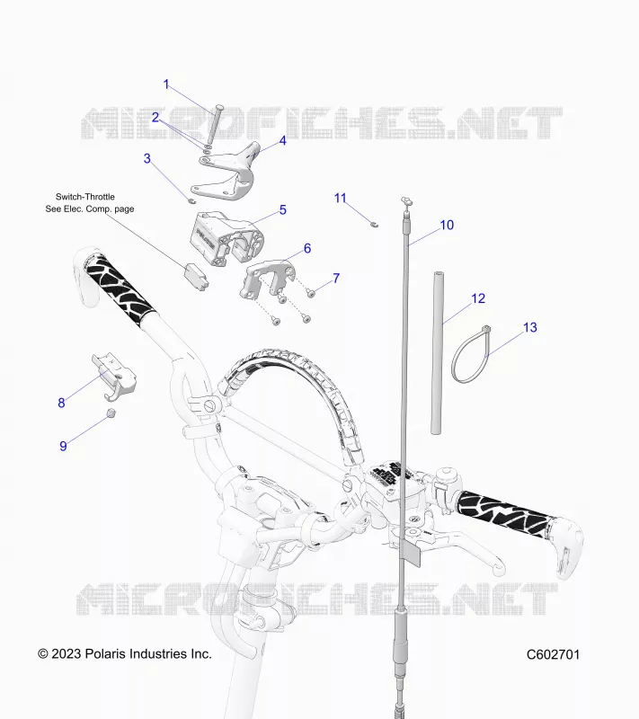 ENGINE, THROTTLE CONTROL ASM.