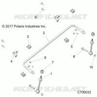 FRONT SUSPENSION STABILIZER BAR- R19RSK99AS/A9/AD/BS/B9/BD (C700032)