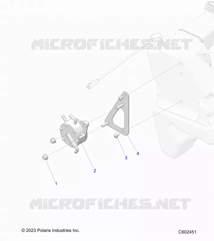 FUEL SYSTEM, FUEL PUMP MOUNTING
