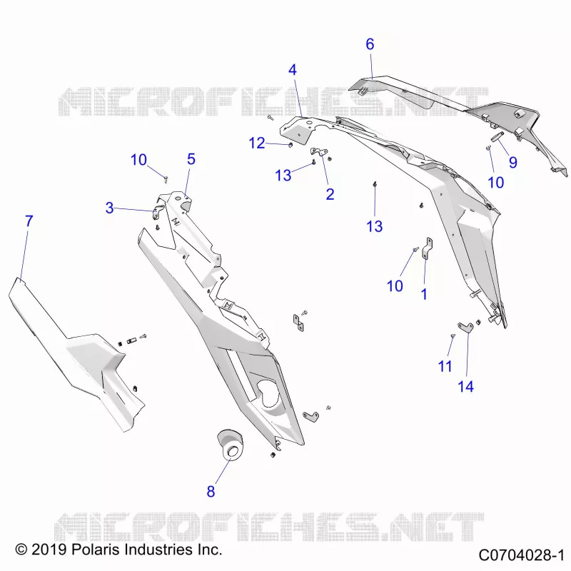 REAR BODYWORK FENDERS