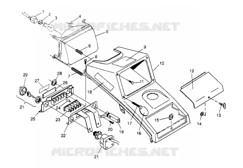HEADLIGHT ASSEMBLY 2X4 400L W947540 (4926752675A013)