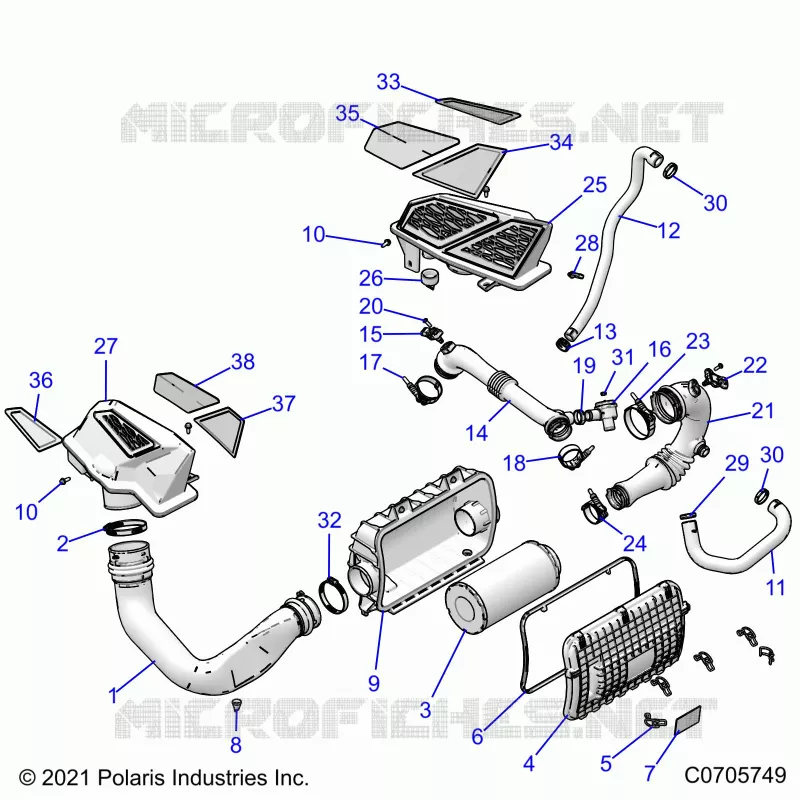 ENGINE, AIR INTAKE SYSTEM