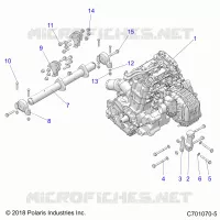 ENGINE, MOUNTING & LONG BLOCK
