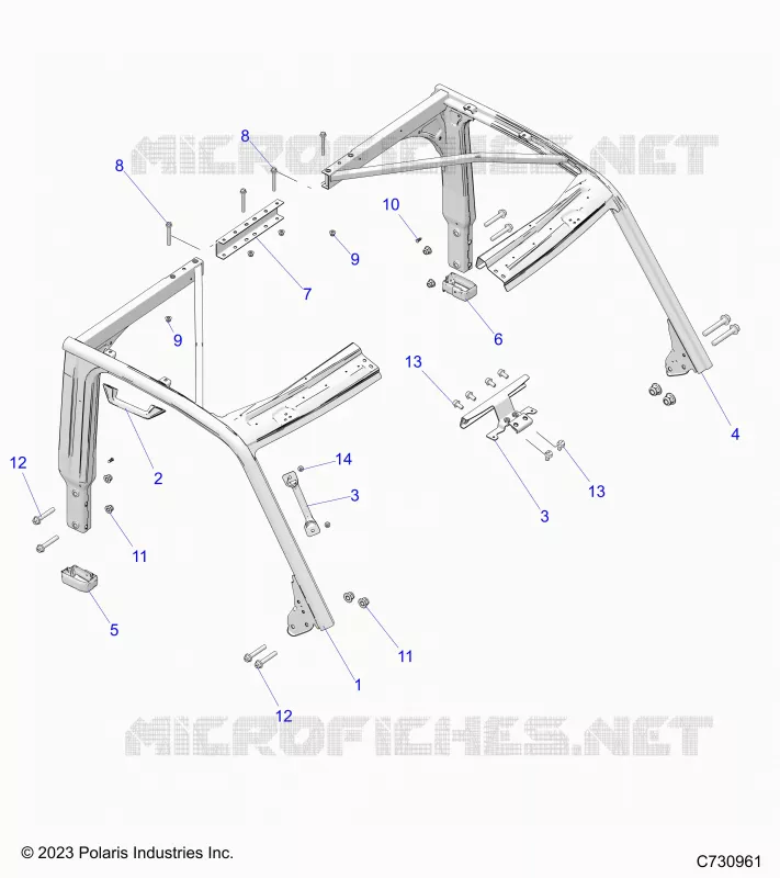 CHASSIS, CAB FRAME