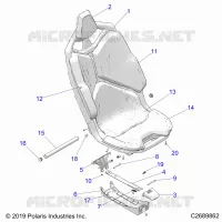 SEAT ASM.- Z24RAE92AG/BG (C2689862)