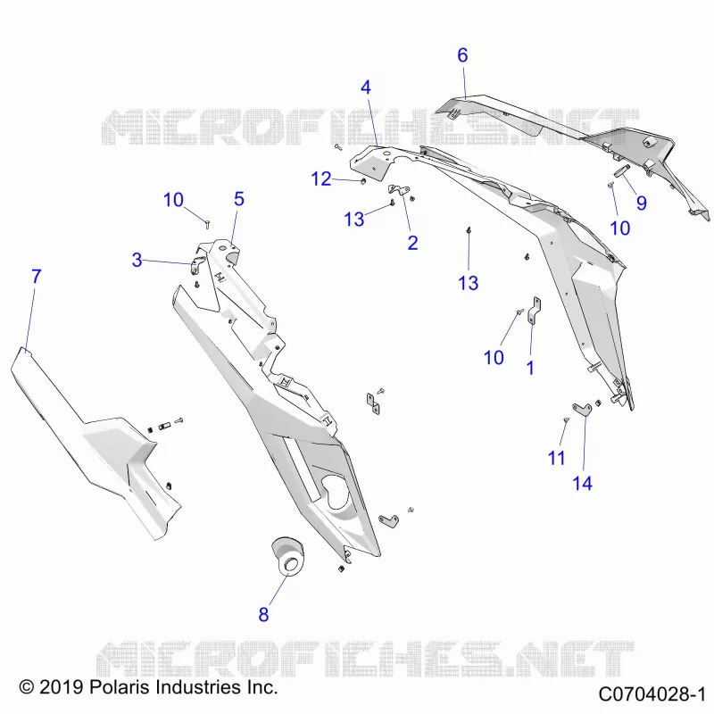 REAR BODYWORK FENDERS