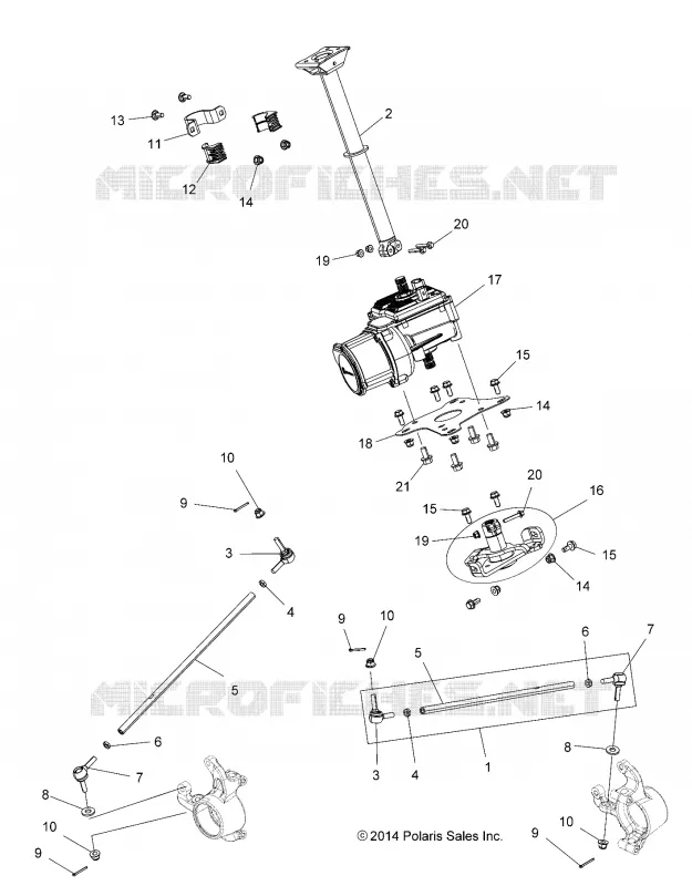STEERING POST ASM.