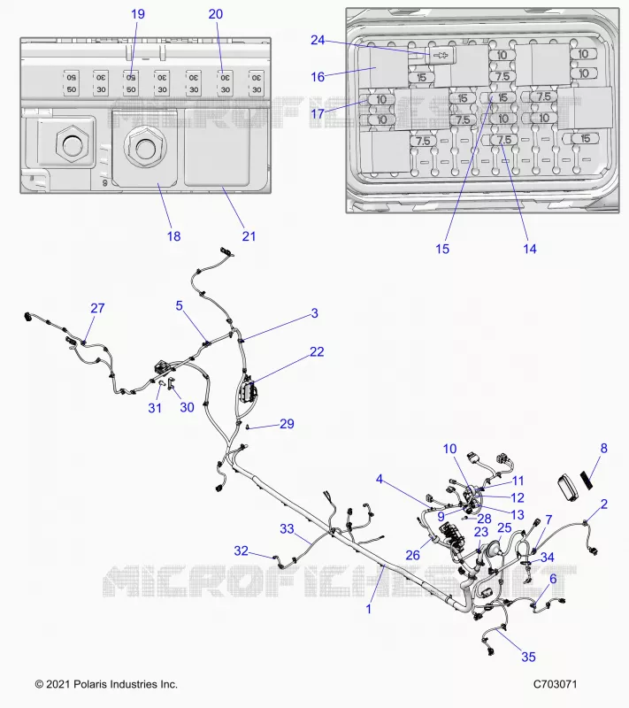 ELECTRICAL, WIRE HARNESS, CHASSIS, STANDARD