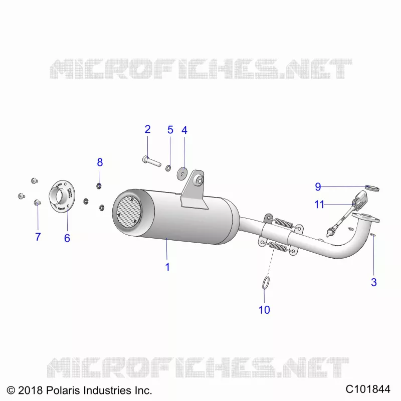 ENGINE, EXHAUST SYSTEM