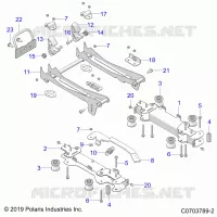 SEAT MOUNTING, FRONT