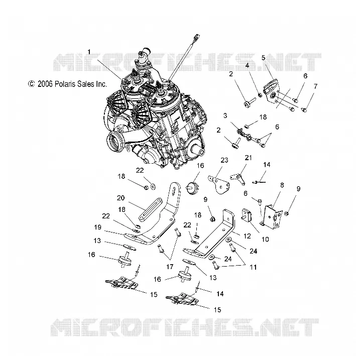 ENGINE, MOUNTING