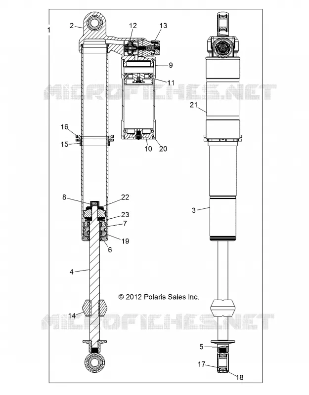 REAR SUSPENSION SHOCK