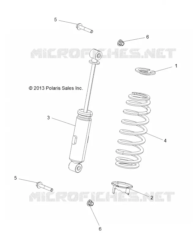 SUSPENSION, FRONT SHOCK