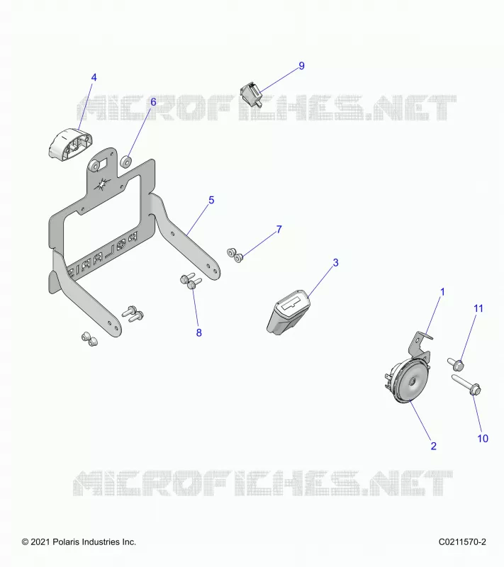 ELECTRICAL, HORN AND LICENSE PLATE LIGHT