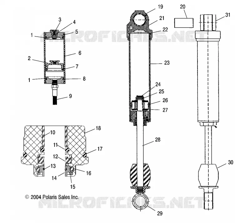 SHOCK (REAR TRACK)(M-10 ACE)