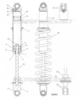 REAR TRACK SHOCK (COIL OVER)
