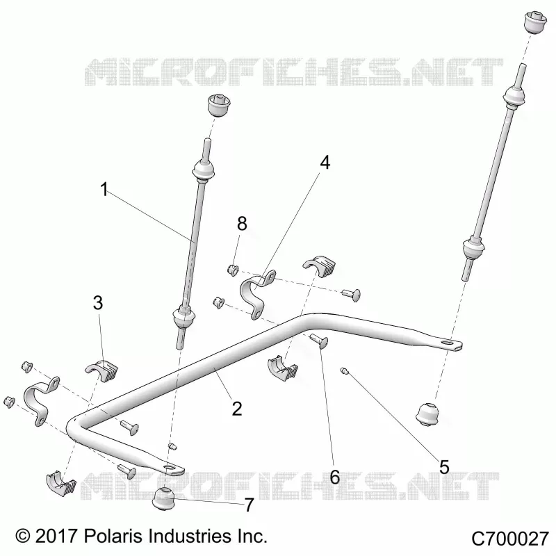SUSPENSION, REAR STABILIZER BAR