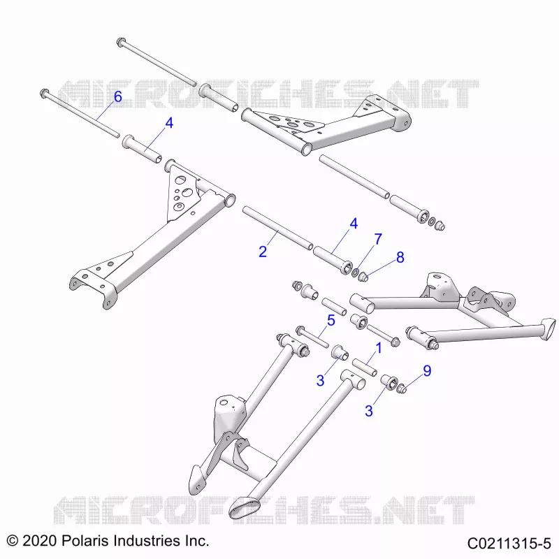 REAR SUSPENSION CONTROL ARM MOUNTING
