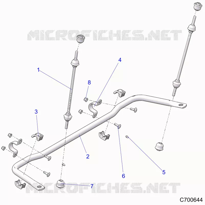 SUSPENSION, REAR STABILIZER BAR