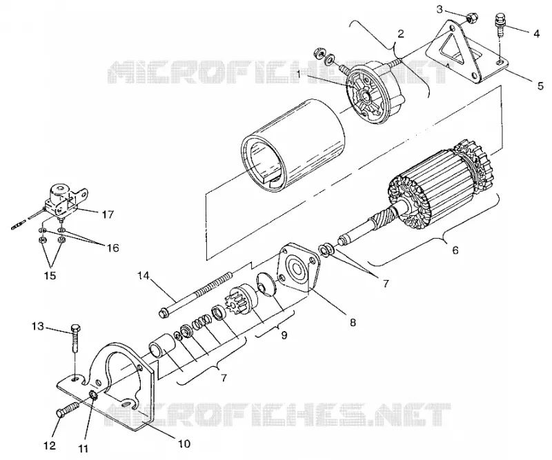 STARTING MOTOR LITE DELUXE 0973431 (4938273827C011)