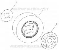 WHEELS, OPTIONS, CHROME AND SILVER, 10 INCH