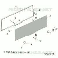 REAR BODYWORK WINDOW