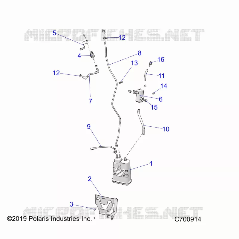 FUEL SYSTEM, TANK, EVAP -R23RRE99BJ/BK/BX/B9 (C700914)