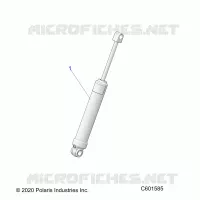 SUSPENSION, REAR SHOCK TRACK (7045512)