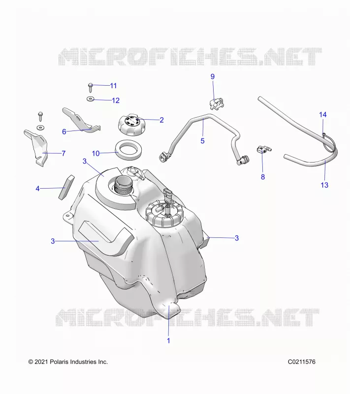 FUEL SYSTEM, FUEL TANK ASM.
