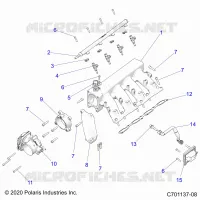 INTAKE MANIFOLD, FUEL RAIL
