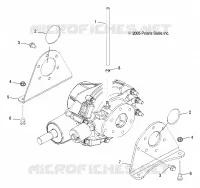 GEARCASE MOUNTING, REAR