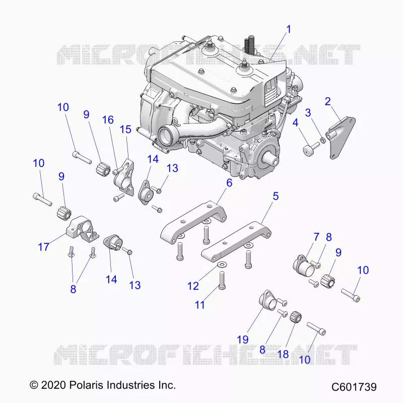 ENGINE, MOUNTING