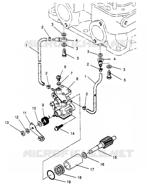 OIL PUMP 500 EFI SKS 0962574, 500 EFI RMK 0962974, AND EUROPEAN 500 EFI SKS (4931983198C014)
