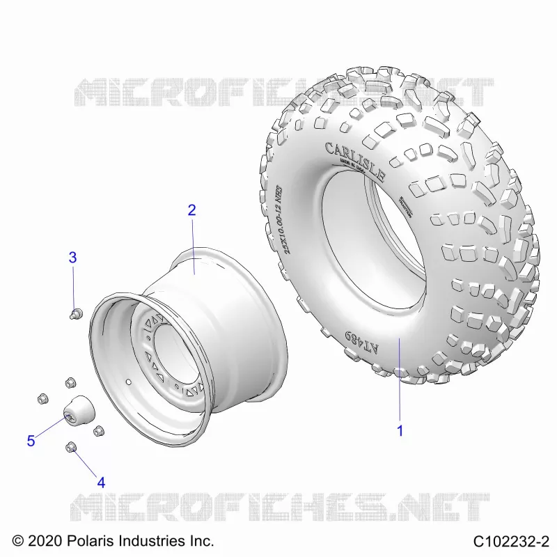 WHEELS, REAR TIRE