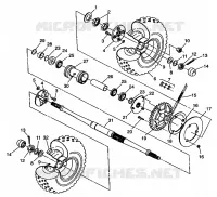 REAR WHEEL DRIVE XPRESS 300 W98CA28C (4945364536C004)